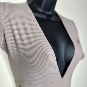 Forever 21 Tan/Cream Bodysuit